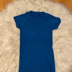 Blue swiftly tech short sleeve crew